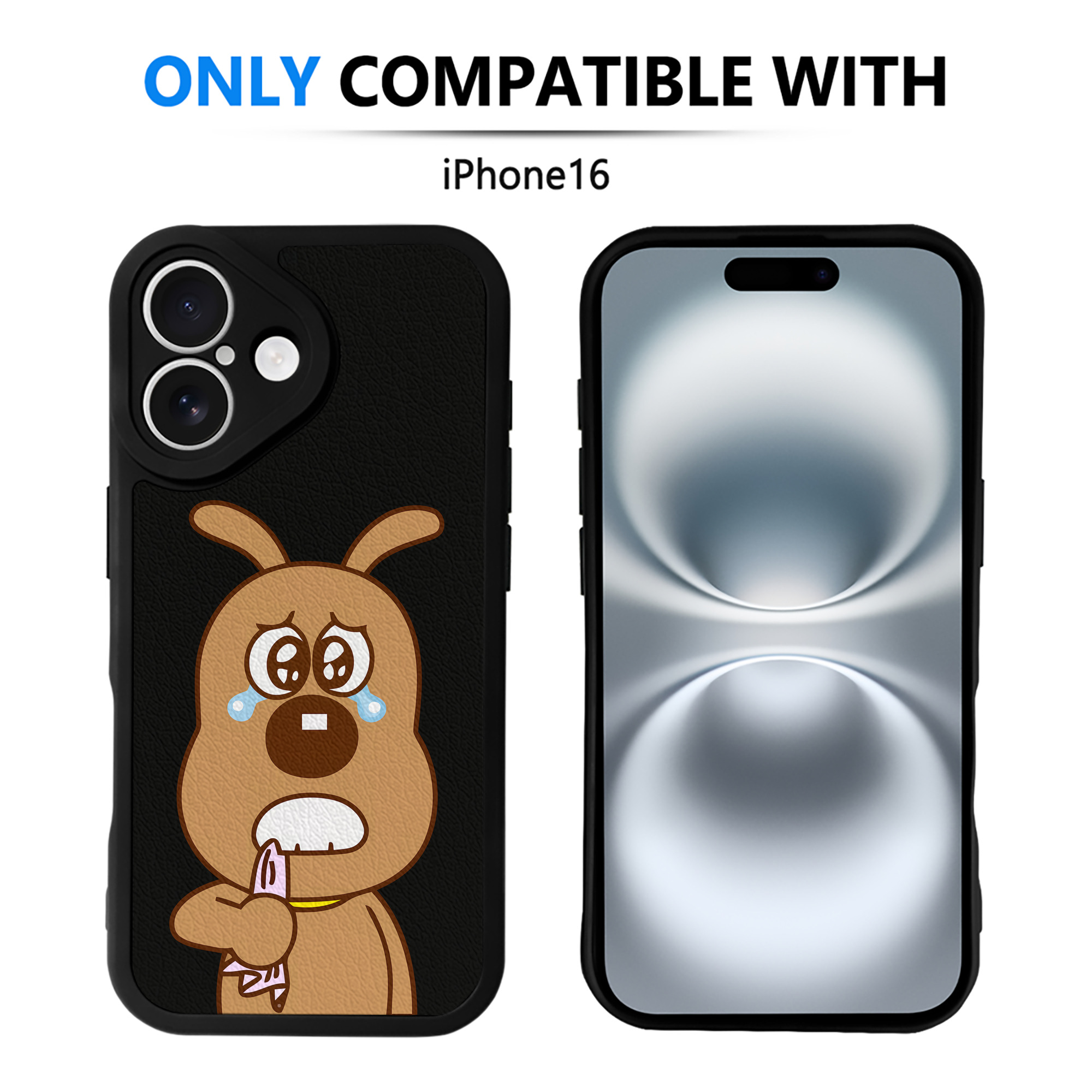 （画像用） アンパンマン Anpanman 【iPhone 16シリーズ対応】シリコンスマホケース（レザー調） 材質：シリコン